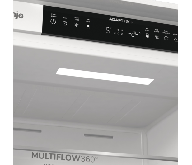 Gorenje Outlet NRKI519E41 No Frost 193,2cm 35dB Zawiasy Nożycow - 1561193 - zdjęcie 9